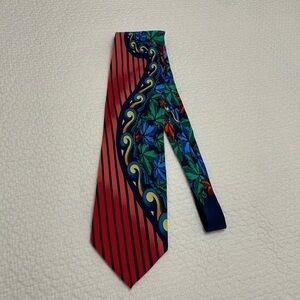 Rush Limbaugh No Boundaries Collection 100% Silk Tie—Colorful! Excellent Cond!